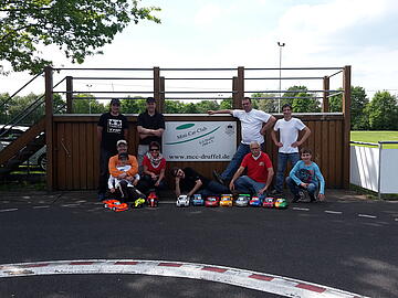 Teilnehmer des Tamiya Euro-Cup Laufs in Druffel